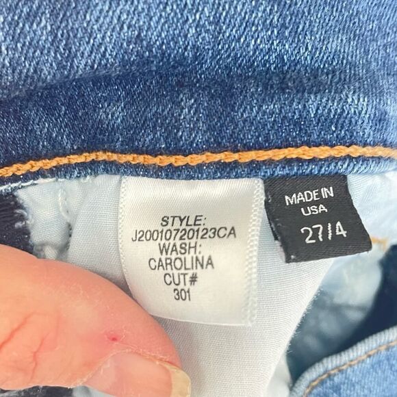 Veronica Beard Carolina Button Front Ankle Jeans 27 - Picture 9 of 11